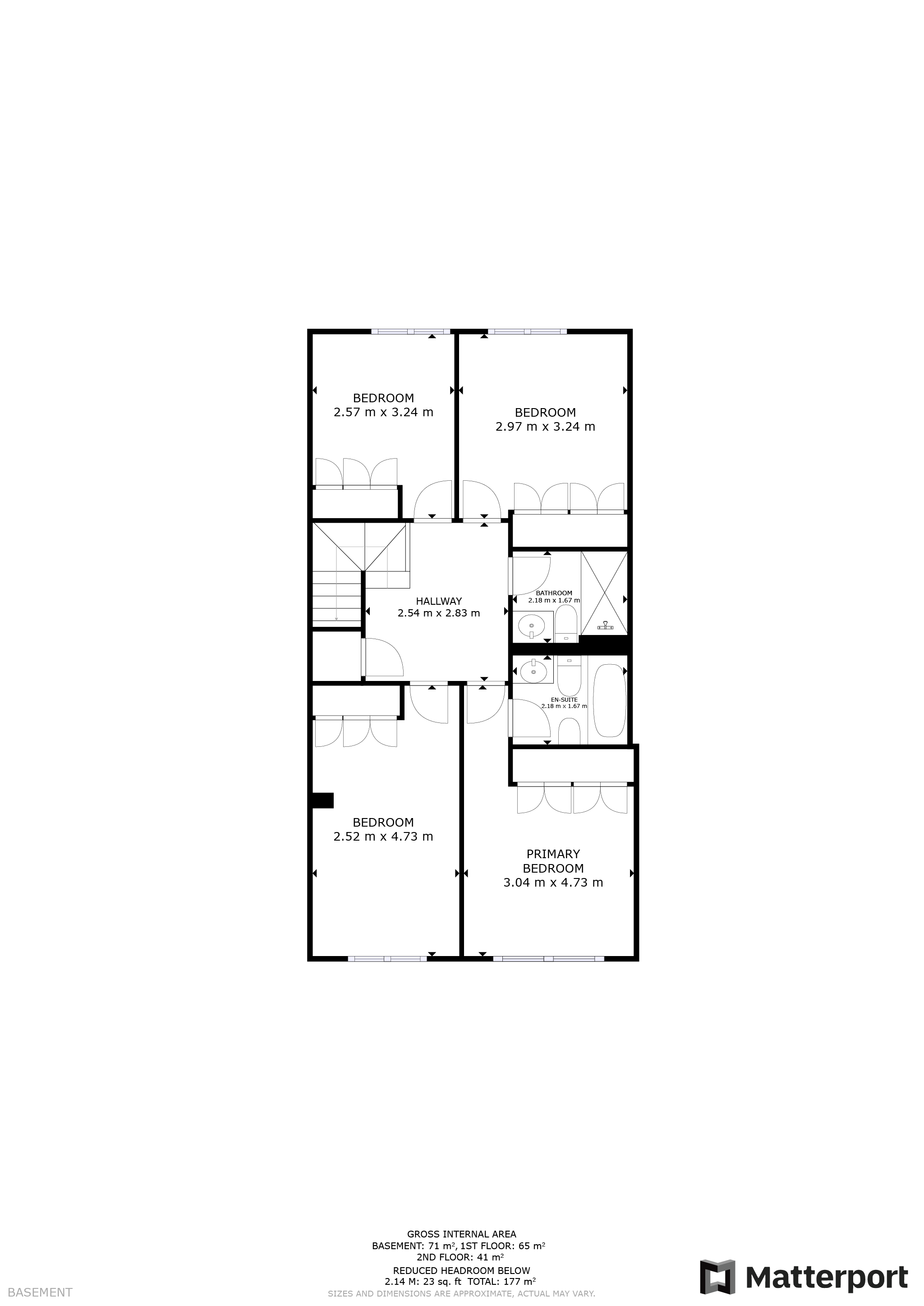 Plano planta dormitorios
